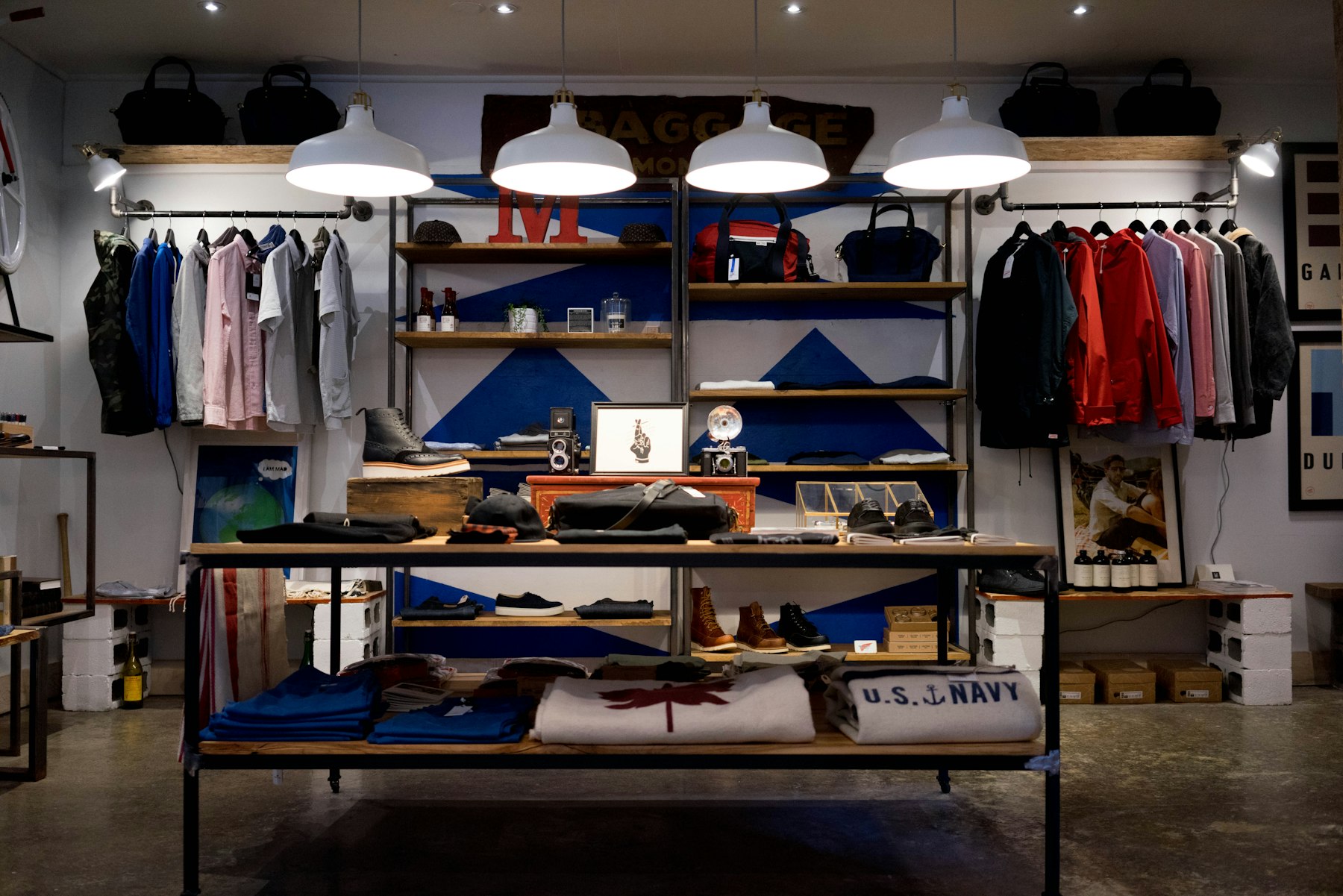 Boutique retail store interior